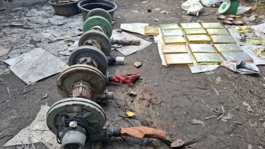 Satgas Halilintar TNI AL Gagalkan Peleburan Timah Ilegal di Bangka