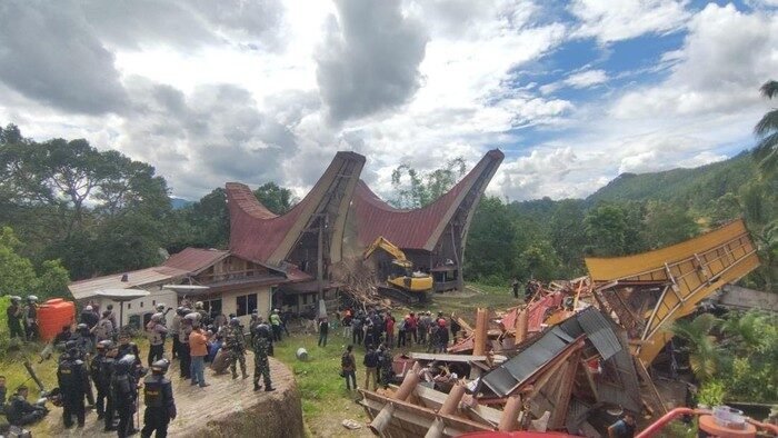 4 Fakta Tongkonan Ka'pun, Rumah Adat Toraja 300 Tahun yang Hancur Karena Sengketa lahan