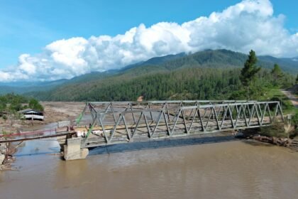 Upaya Sinergi Pentahelix Berhasil Bangun Jembatan Sementara di Gayo Lues