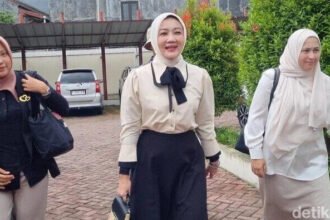 Atalia Praratya hadiri sidang (Dok. Detikcom/Rifat Alhamidi)