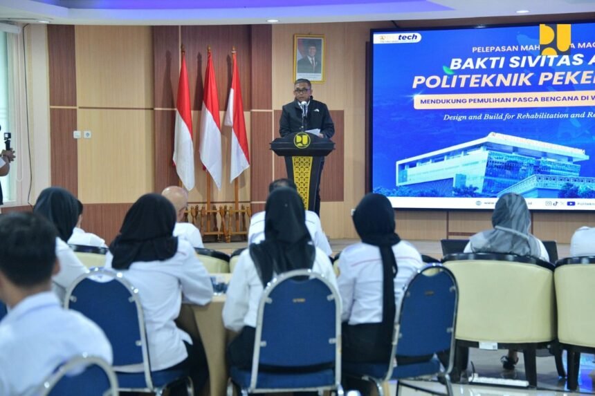 Kementerian PU Turunkan Mahasiswa Politeknik Dukung Pemulihan Pascabencana Sumatra