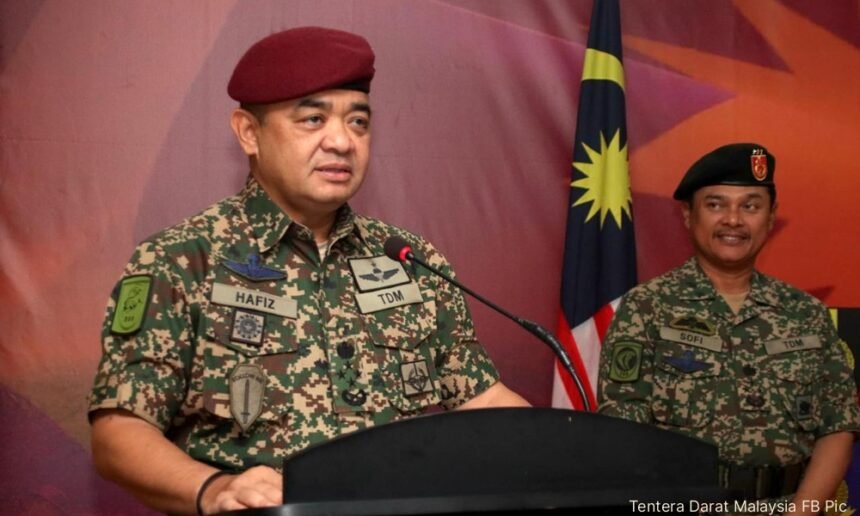 Menteri Pertahanan Mohamed Khaled Nordin meminta Hafizuddeain cuti pada 27 Desember 2025 agar penyelidikan lancar. Jenderal Azhan Md Othman menggantikannya mulai 1 Januari 2026