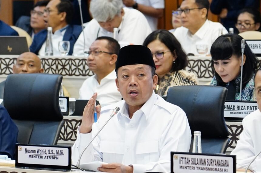 Menteri Nusron Tegaskan MoU ATR/BPN–Kehutanan Jadi Kunci Penyelesaian Konflik Agraria di Kawasan Hutan
