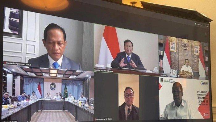 Dari London, Presiden Prabowo Pimpin Rapat Penertiban Kawasan Hutan Secara Daring