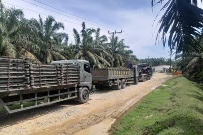TNI AD Bangun Jembatan Bailey, Akses Warga Langkat Pulih