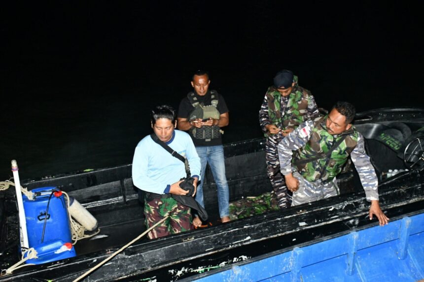 TNI AL dan Tim Gabungan Sukses Gagalkan Penyelundupan 150 Gram Sabu di Perairan Sebatik