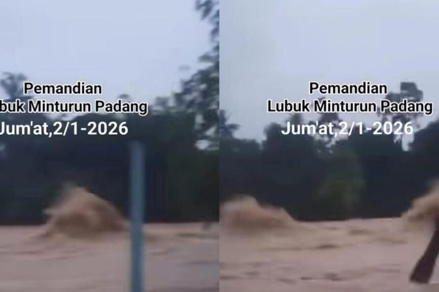 Viral Air Banjir ‘Melompat’ di Padang, BMKG Ungkap Penjelasan Ilmiahnya