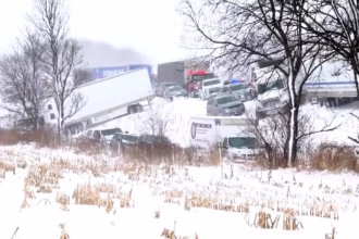 100 Kendaraan Tabrakan Beruntun di Michigan Akibat Badai Salju Ekstrem