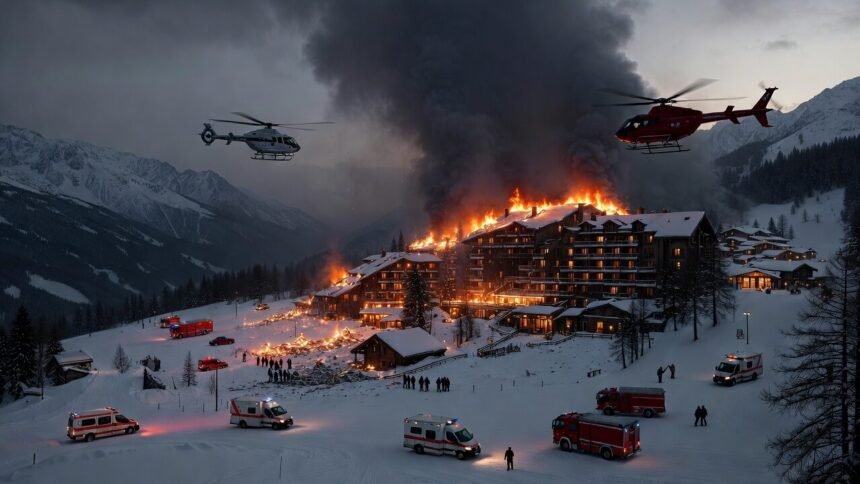 Ledakan Maut Malam Tahun Baru, 40 Orang Tewas di Resor Ski Swiss