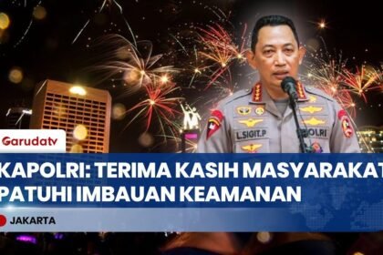 Tahun Baru 2026 Kondusif, Kapolri & Panglima TNI Pantau Keamanan Nasional via Vicon