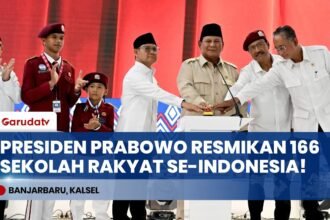 Gebrakan Presiden Prabowo! Resmikan 166 Sekolah Rakyat Serentak di 34 Provinsi