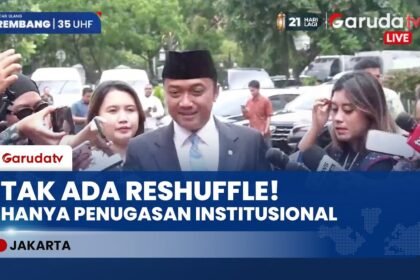 Bantah Ada Perombakan Kabinet, Mensesneg Sebut Pergeseran Jabatan Thomas Djiwandono Penugasan BI!