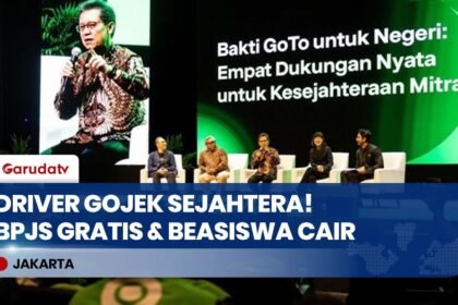 MANTAAP! GoTo Luncurkan 4 Program Sakti: BPJS Gratis Hingga Beasiswa Untuk Jutaan Mitra Driver!