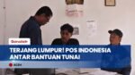 Perjuangan Petugas Kantor Pos Terjang Lumpur Demi Salurkan BLTS Kesra di Lokasi Bencana Aceh