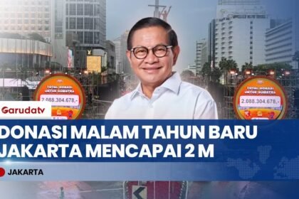 Donasi Warga Jakarta di Malam Tahun Baru 2026 Tembus Rp2,5 Miliar