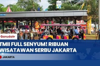 TMII Lautan Manusia! Ribuan Warga Padati Ikon Wisata Jakarta di Libur Tahun Baru 2026