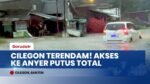 Cilegon Lumpuh! Hujan 12 Jam Rendam Jalan Lingkar Selatan ke Anyer, Kendaraan Terseret Arus Deras