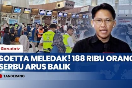 PUNCAK ARUS BALIK! Bandara Soetta Tembus 188 Ribu Penumpang, Terminal 1C Dibuka Lagi!