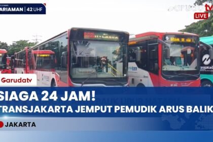 GAK PERLU BINGUNG! Bus TransJakarta Siaga 24 Jam di Terminal Jemput Pemudik Arus Balik Nataru