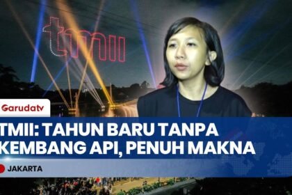 Tanpa Kembang Api, TMII Gelar Doa Lintas Iman & Seribu Lilin di Malam Tahun Baru 2026