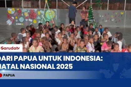 Antusiasme Warga Daboto Papua Tengah Sambut Perayaan Natal Nasional 2025