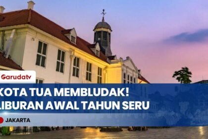 Wisata Sejarah Jadi Favorit! Ribuan Warga Padati Kota Tua Jakarta di Hari Pertama 2026