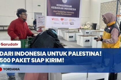 AKSI NYATA! Relawan Indonesia Packing 500 Paket Bantuan untuk Pengungsi Palestina di Yordania