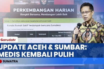 Update Bencana Aceh & Sumbar: 857 Puskesmas Kembali Beroperasi, Kemenkes Gas Pol Pemulihan