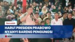 Momen Haru Malam Tahun Baru: Presiden Prabowo Ajak Pengungsi Tapsel Nyanyi 'Tanah Airku'