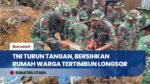 Gerak Cepat TNI! Satgas Kodam Bukit Barisan Bersihkan Longsor di Tapanuli Utara