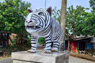 Heboh Patung Macan Gemoy Kediri : Dibully Netizen, Kini Jadi Berkah Ekonomi Desa