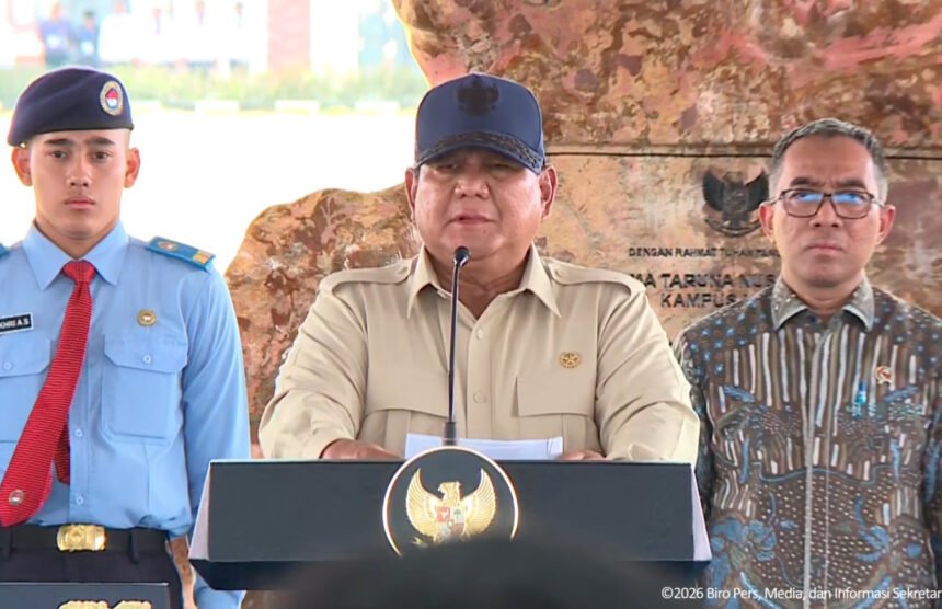 Presiden Prabowo Resmikan SMA Taruna Nusantara Malang, Target Sekolah Unggulan di Tiap Provinsi