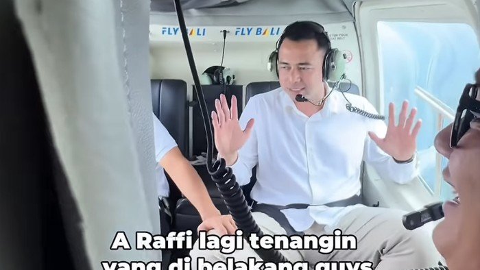 Raffi Ahmad Tenangkan Rombongan Saat Helikopter Nyaris Kecelakaan Akibat Cuaca Buruk
