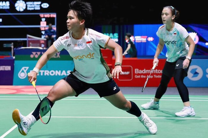 Ana/Trias tampil luar biasa usai menyingkirkan ganda putri unggulan tuan rumah di Malaysia Open 2026.