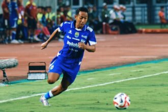 Beckham Putra Nugraha menatap optimistis duel Persib Bandung kontra Ratchaburi FC di babak 16 Besar ACL Two.
