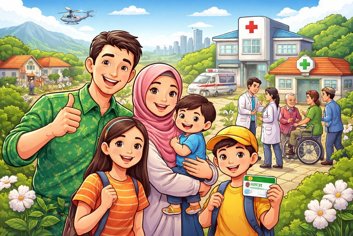 Pemerintah menegaskan target JKN mencakup seluruh penduduk Indonesia pada 2030 dalam ajang UHC Awards 2026 di Jakarta.