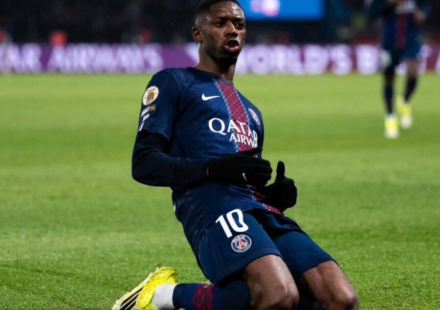 Ousmane Dembele tampil gemilang dan membawa PSG menang telak 3-0 atas Lille di Parc des Princes.