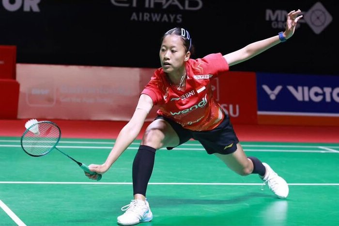 Putri Kusuma Wardani tersingkir di babak 16 besar Indonesia Masters 2026 setelah kalah tiga gim dari Huang Yu-Hsun.