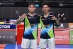 Bentrok sesama wakil Indonesia menjadi sorotan utama ganda putra Malaysia Open 2026.