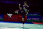 Jonatan Christie meluapkan kegembiraan usai memastikan tiket final India Open 2026 di New Delhi.