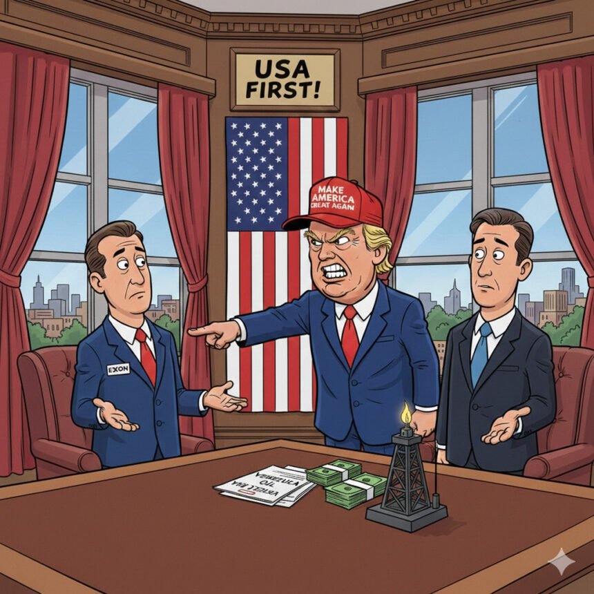 Trump Kecewa Berat, ExxonMobil Terancam Gagal Masuk Investasi Venezuela