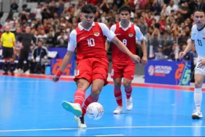 Indonesia vs Kirgizstan laga lanjutan grup A AFC Futsal Asian Cup 2026 di Indonesia Arena, Kamis (29/1/2026). (Sumber: Kompas.tv/Rizkyadesaputro)