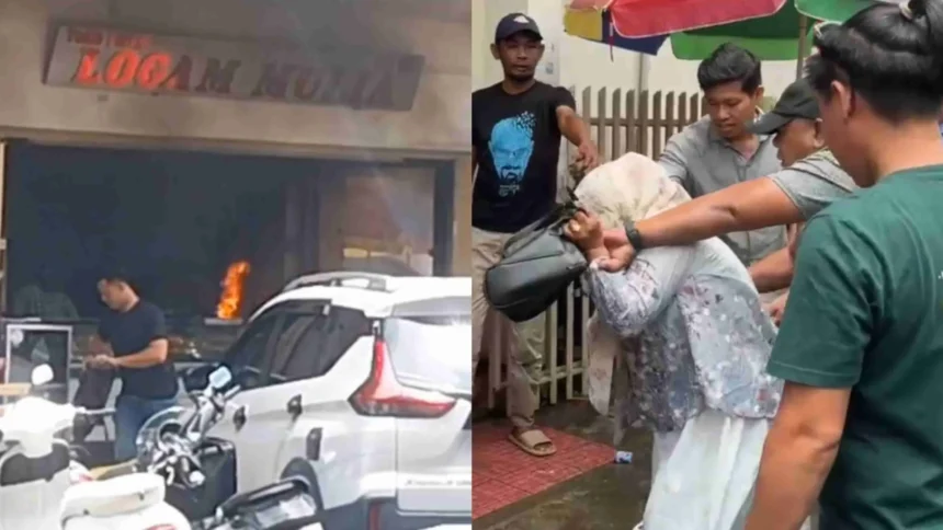 Nekat Curi Perhiasan Rp2 Miliar, Ibu Rumah Tangga Lempar Bom Molotov