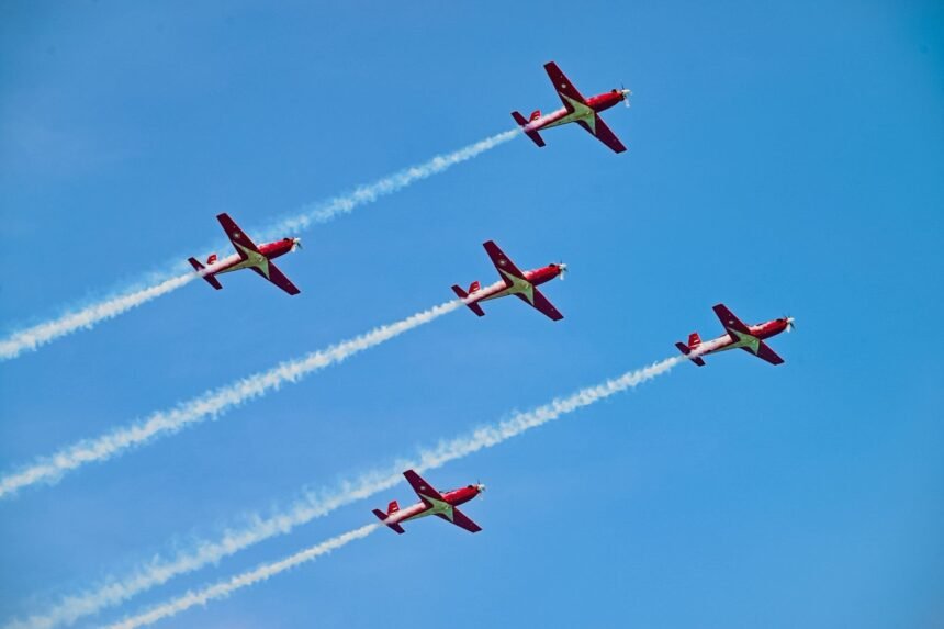 Jupiter Aerobatic TNI AU Selesaikan Latihan Akhir di Singapura Jelang Singapore Airshow 2026