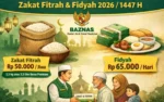 BAZNAS Tetapkan Zakat Fitrah Ramadan 1447 H/2026 M Sebesar Rp50.000 per Jiwa