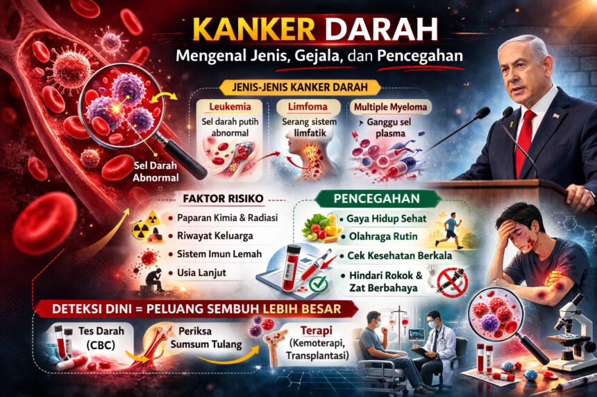 Kanker Darah: Jenis, Gejala, dan Upaya Pencegahan di Tengah Sorotan Isu Kesehatan Netanyahu