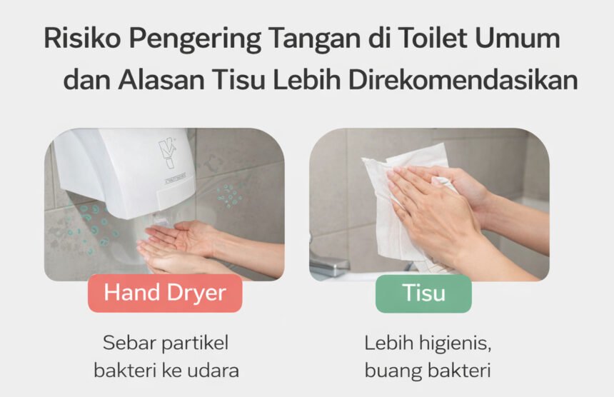 Risiko Pengering Tangan di Toilet Umum dan Alasan Tisu Lebih Direkomendasikan