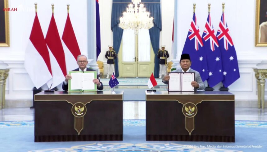 Indonesia dan Australia Perkuat Keamanan Kawasan Lewat Traktat Bersama
