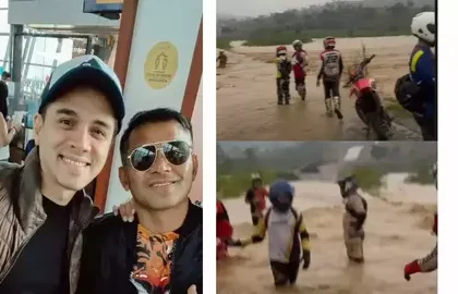 Judika dan Rionaldo Stockhorst Terjebak Banjir Bandang Saat Trail di Hambalang
