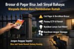 Brosur di Pagar Bisa Jadi Sinyal Bahaya: Waspada Modus Baru Pembobolan Rumah